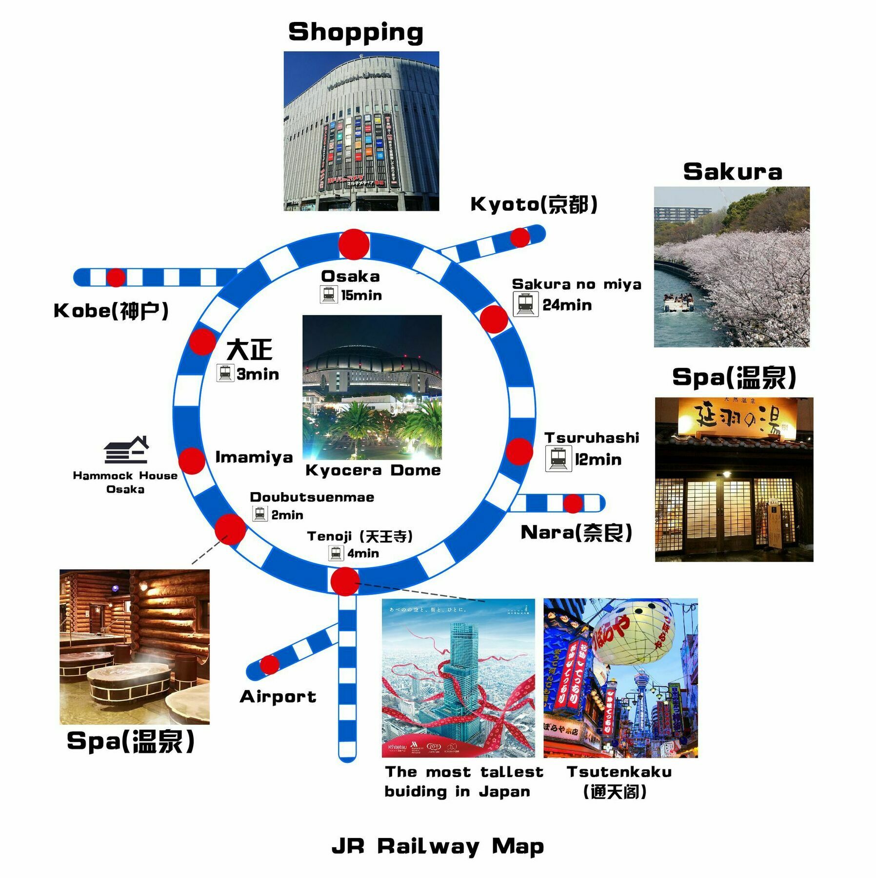 Appartamento Hammock House Osaka Esterno foto
